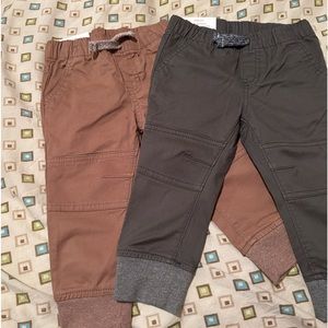 18 months set of Cat & Jack joggers. NWT.